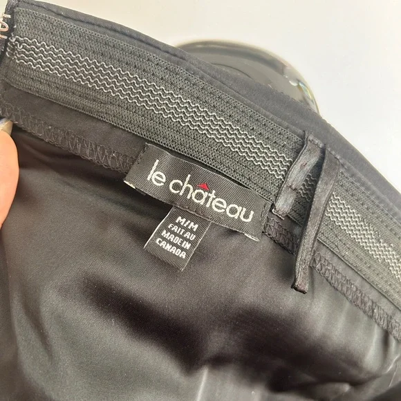 Vintage 90s Y2K does 60s Le Château Strapless Pleated Pintuck Cocktail Dress - Picture 13 of 16